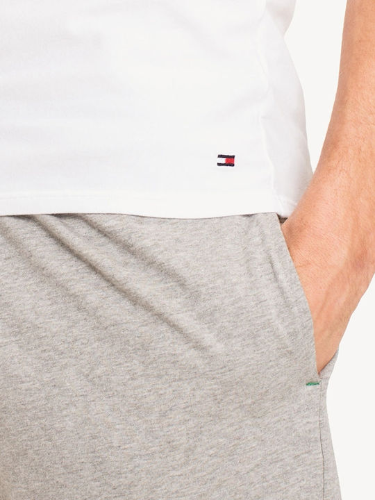 Men's Undershirts Short-sleeved in White Color 3Pack