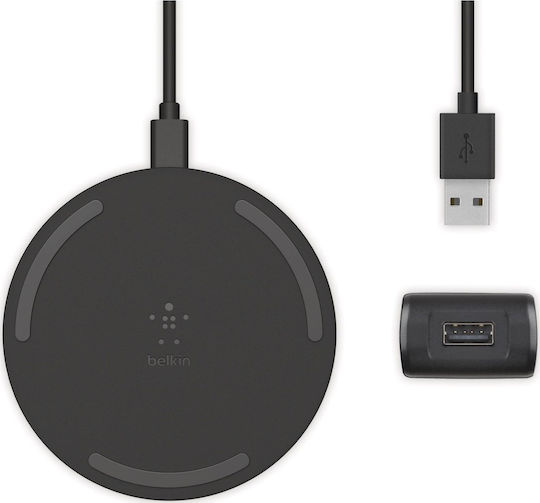 Belkin Ασύρματος Φορτιστής (Qi Pad) 15W Quick Charge 3.0 Μαύρος (WIA002vfBK)