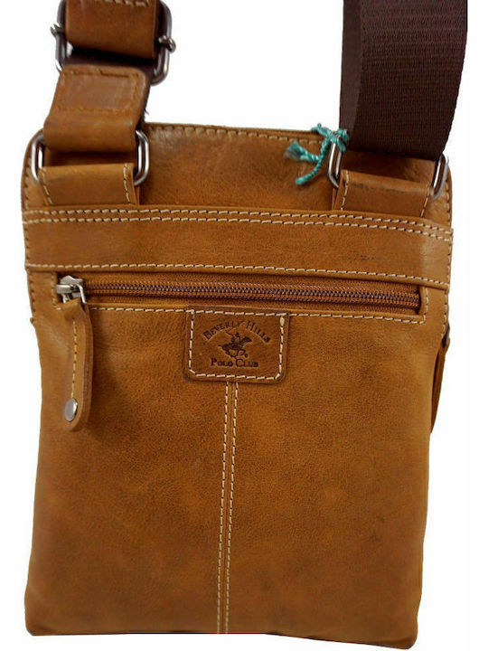 Leather Men's Bag Shoulder / Crossbody Tabac Brown