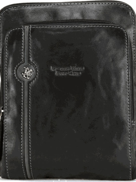 Leather Men's Bag Shoulder / Crossbody Black