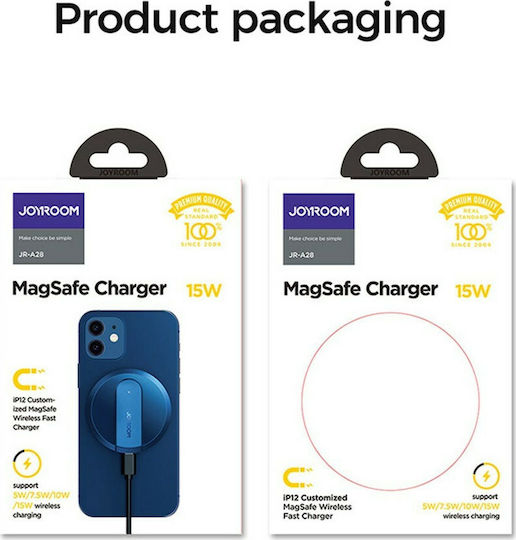 Joyroom Φορτιστής Magsafe 15W Μαύρος (JR-A28)