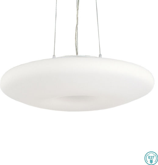 Ideal Lux Glory SP3 D40 Reglabil Lustră Alb cu Dulie E27 40x40x20cm.