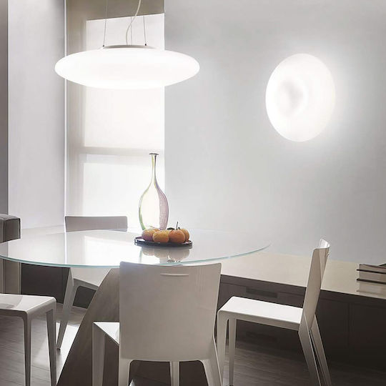 Ideal Lux Glory SP3 D40 Reglabil Lustră Alb cu Dulie E27 40x40x20cm.
