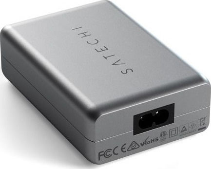 Satechi Stație De Încărcare GaN Cu Port USB-A Și 2 Porturi USB-C 100W Livrarea Energiei În Culoare Gri (Compact GaN)