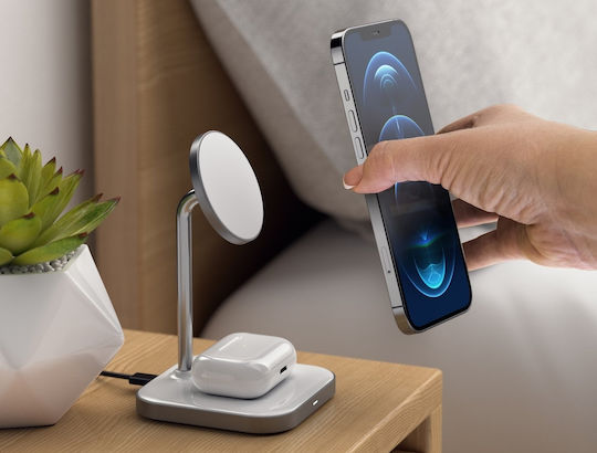 Satechi Kabelloses Ladegerät (Qi Pad) 7.5W Gray (ST-WMCS2M)