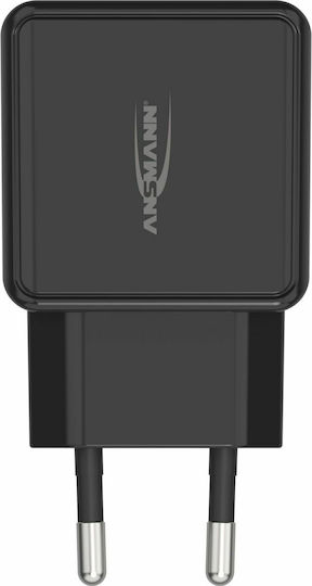 Ansmann Charger Without Cable with USB-A Port and USB-C Port Blacks (HC218PD)