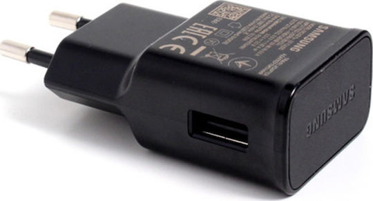Samsung Φορτιστής Χωρίς Καλώδιο με Θύρα USB-A 15W Μαύρος (EP-TA20EBE)