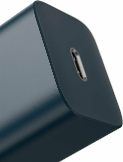 Baseus Charger Without Cable with USB-C Port 20W Power Delivery Blue (Super Si)