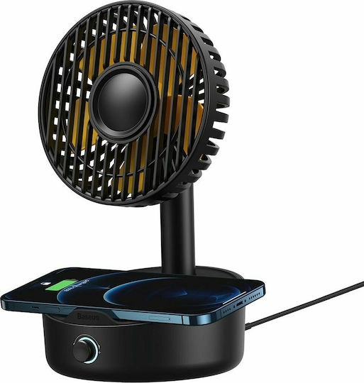 Baseus Kabelloses Ladegerät (Qi Pad) 10W Schwarzs (Hermit)