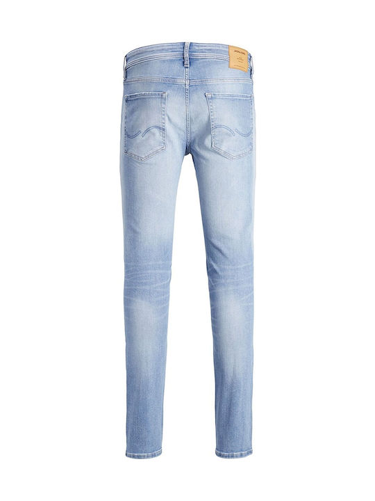 Liam Men's Jeans Pants with Skinny Fit Blue
