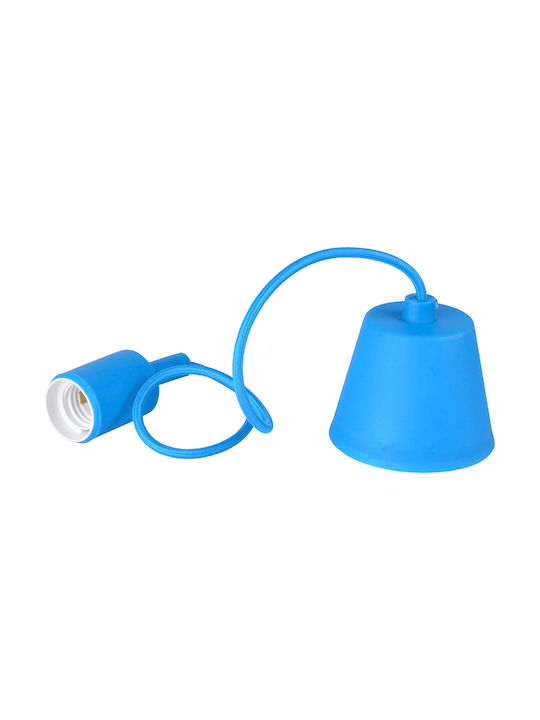 V-TAC VT-7228 Pendant Light Blue with Socket E27