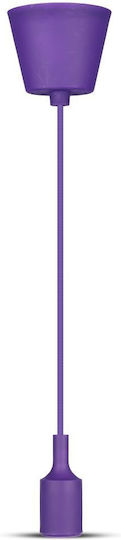 V-TAC VT-7228 Lustră Violet cu Dulie E27 100cm.
