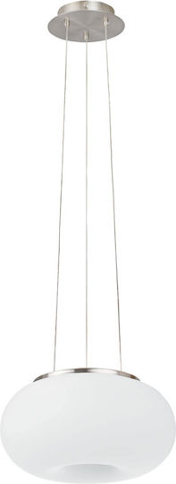 Eglo Optica Lustră Alb cu Dulie E27 35x110cm.