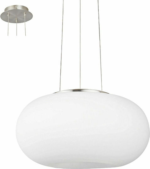 Eglo Optica Lustră Alb cu Dulie E27 35x110cm.