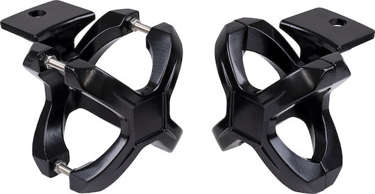 GloboStar Βάση για Μπάρα LED Universal Rollbar 2.25-3" 2τμχ