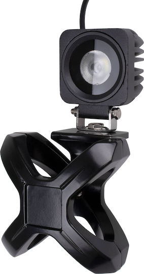 GloboStar Βάση για Μπάρα LED Universal Rollbar 2.25-3" 2τμχ