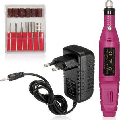 Nail Power Drill 3000rpm 10W Pink