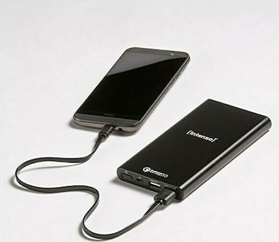 Intenso Q10000 Power Bank 10000mAh με 2 Θύρες USB-A Quick Charge 3.0 Μαύρο