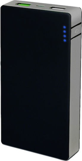 Celly PB10000ALUSV Power Bank 10000mAh με 2 Θύρες USB-A Μαύρο