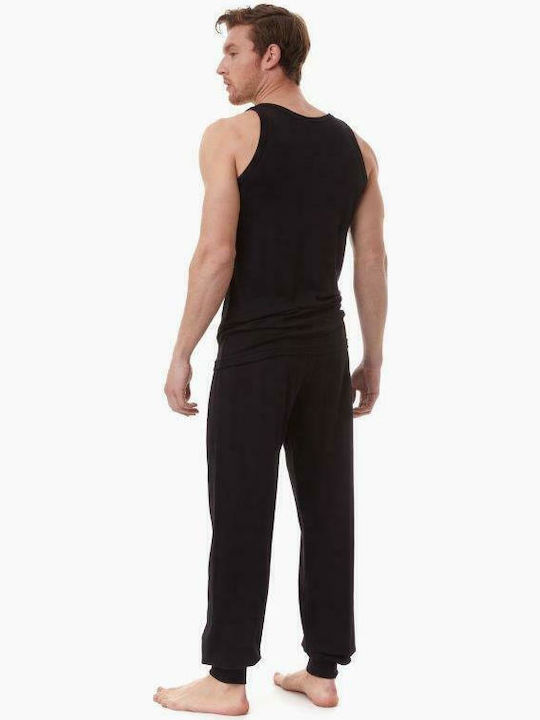 Men's Undershirt Sleeveless in Black Color