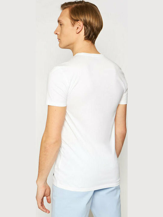 Men's Undershirts Short-sleeved in White Color 3Pack