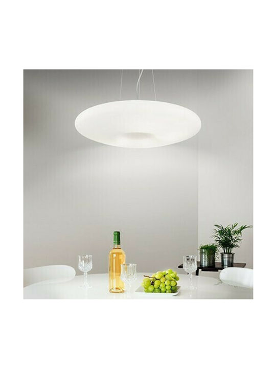 Ideal Lux Glory SP3 D70 Adjustable Pendant Light White for 5 Bulbs E27 60x70x25cm