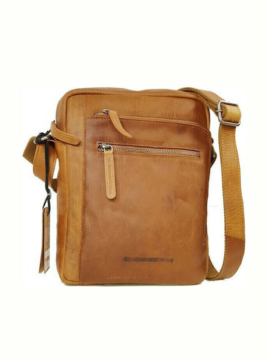 Dessau Leather Men's Shoulder Crossbody Tabac Brown Bag