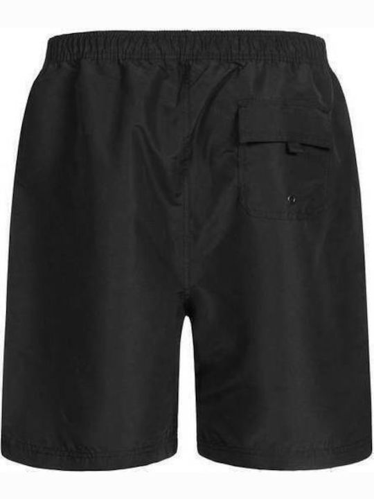 Atlow Men's Swimwear Bermuda Black with Patterns
