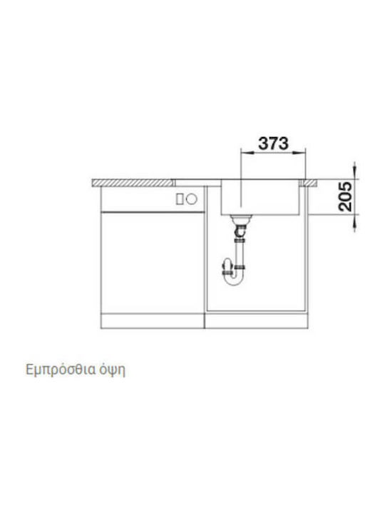 Blanco Lemis XL 6 S-IF Compact 525111 Drop-In Sink Inox Brushed W78xD45cm Silver