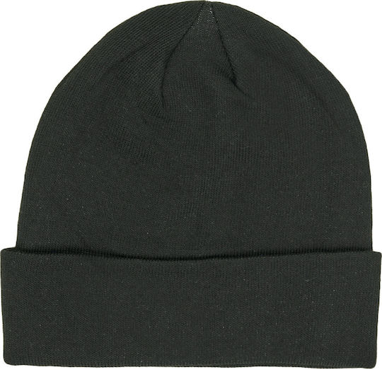 Dock Worker Recycled Beanie Unisex Σκούφος Πλεκτός σε Μαύρο χρώμα