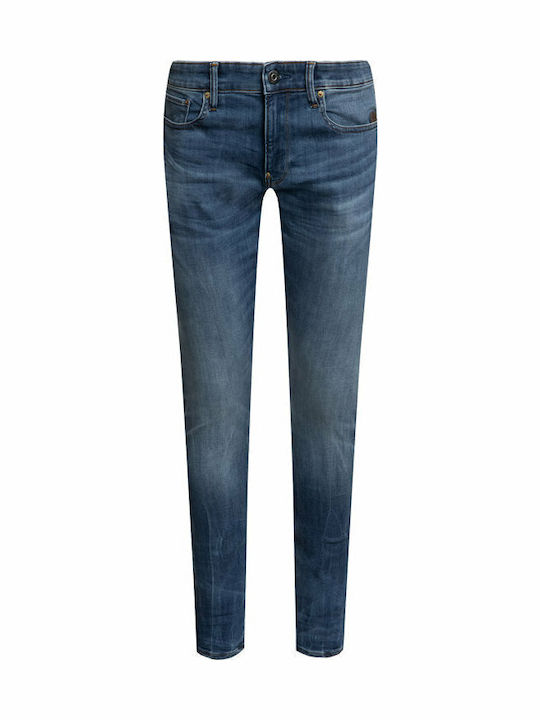 Revend Skinny Men's Jeans Pants Elastic Skinny Fit Blue