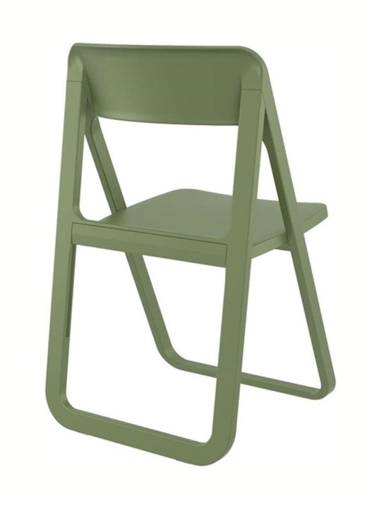 Outdoor Chair Polypropylene Dream Olive Green 48x52x82cm