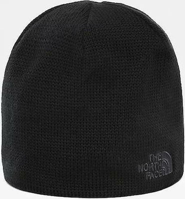 Bones Recycled Beanie Unisex Beanie Knitted in Black color