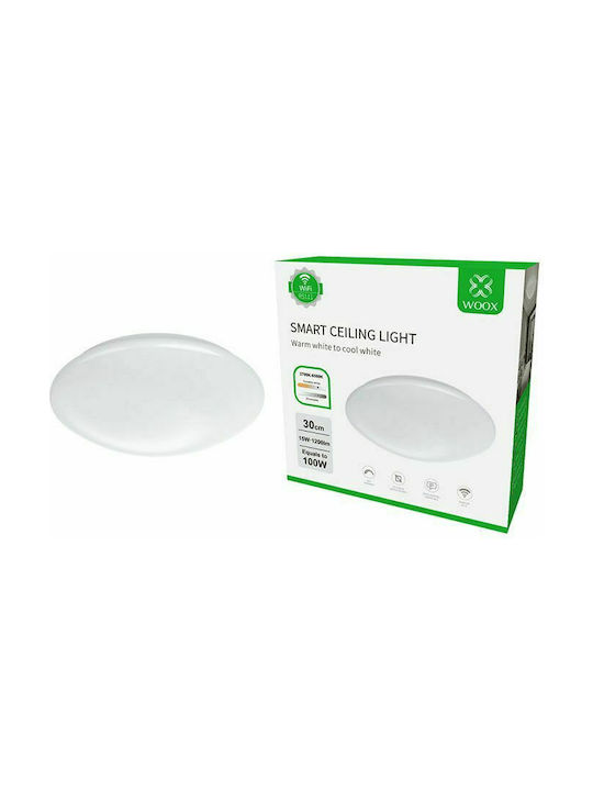Woox R5111 Smart Πλαφονιέρα 30εκ. LED με Τηλεχειριστήριο Woox R5111 Smart Πλαφονιέρα 30εκ. LED με Τηλεχειριστήριο