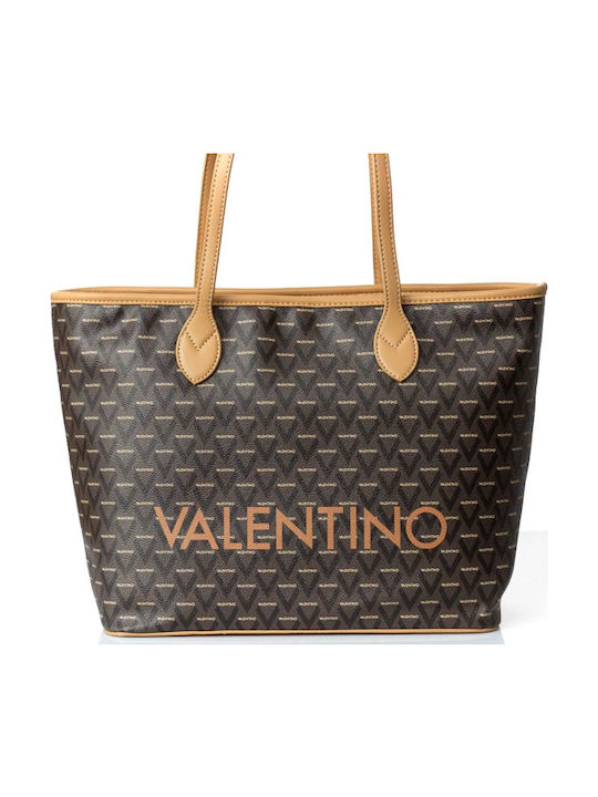 Γυναικεία Τσάντα Shopper Ώμου Καφέ