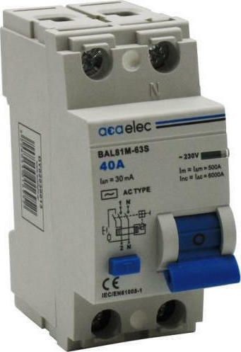 Aca Phase 2-Pole Earth Leakage Relay 63A 230V 30mA DY02030019