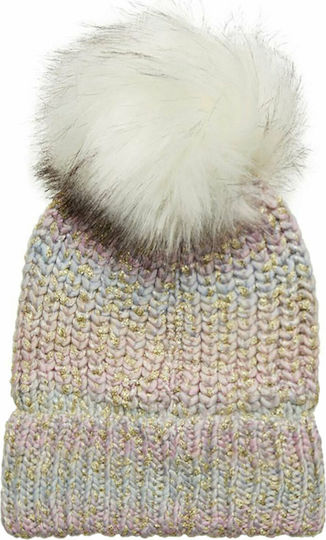 Pom Pom Beanie Γυναικείος Σκούφος Πλεκτός Green Ombre