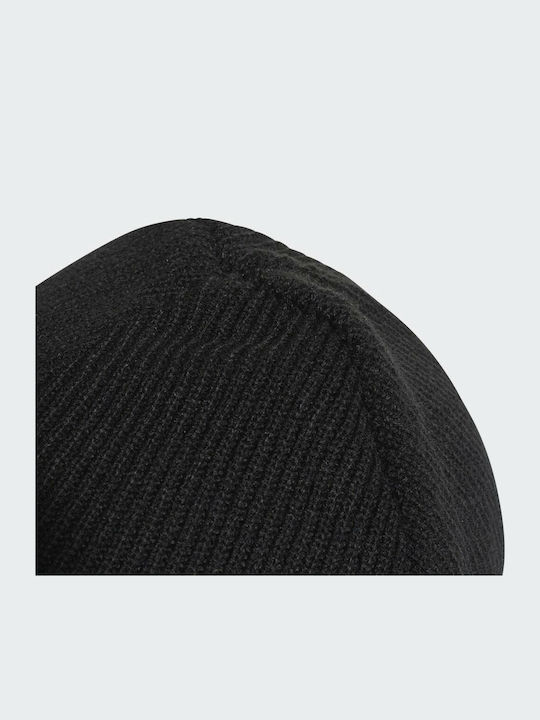 Performance Beanie Beanie with Rib Knit in Black color