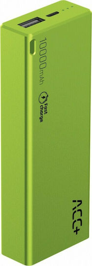 MaxCom ACC + THIN Power Bank 10000mAh cu Port USB-A Verde