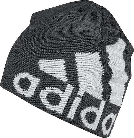 Big Log Aeroready Beanie Masculin Căciulă Tricotat în culoarea Negru