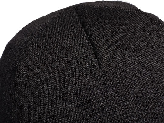 Big Log Aeroready Beanie Masculin Căciulă Tricotat în culoarea Negru