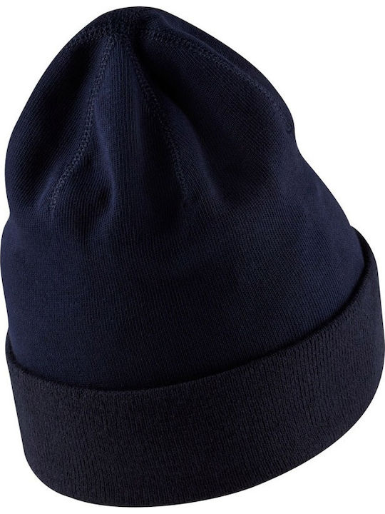 Knitted Beanie Cap Navy Blue