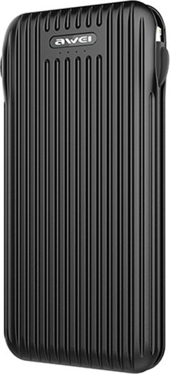 Awei P80K Power Bank 10000mAh mit USB-A Anschluss Schwarz