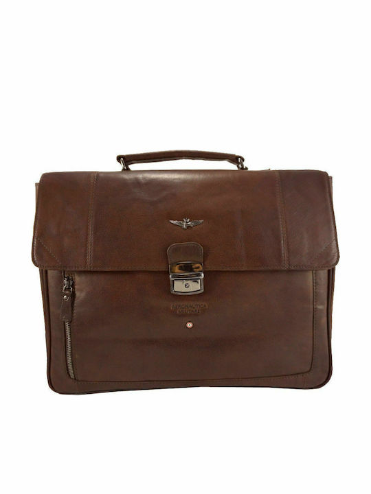 Leder Herrentasche Geldbörse Braun