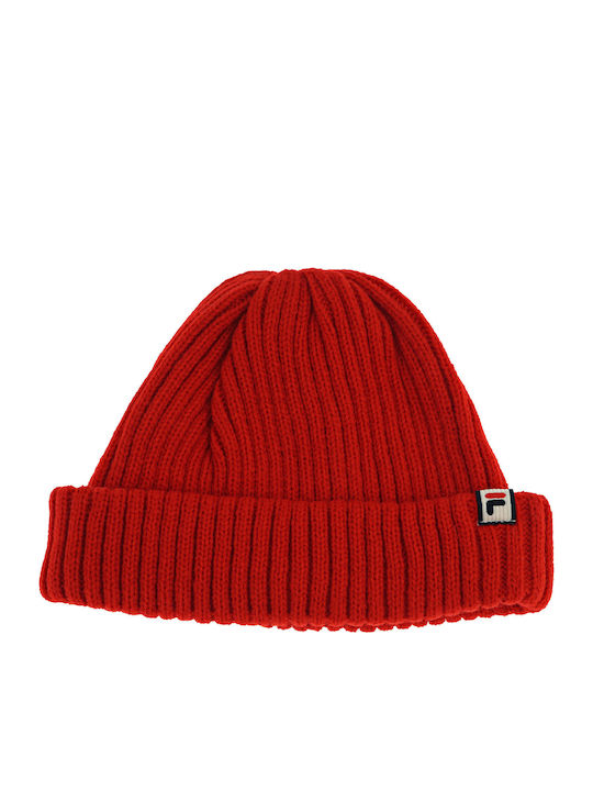 Fortwan Beanie Frauen Beanie mit Rippstrick in Rot Farbe