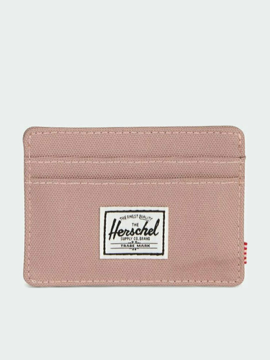 Charlie Small Fabric Women's Wallet Cards with RFID Pink