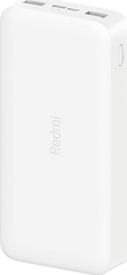 Xiaomi Redmi Power Bank 20000mAh 18W с 2 USB-A порта Бял