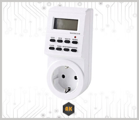 Nedis Digital Timer Socket Daily Weekly With Random Programming Option