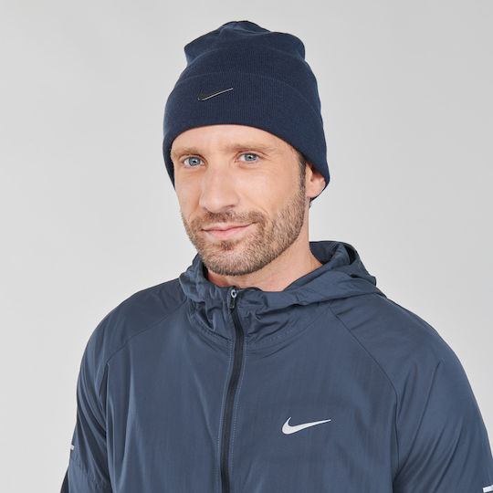 SWOOSH Beanie Männer Beanie Gestrickt in Marineblau Farbe