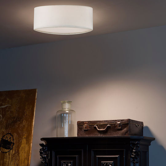 Faro Barcelona Seven Deckenleuchte 40cm Weiß mit Fassung E27